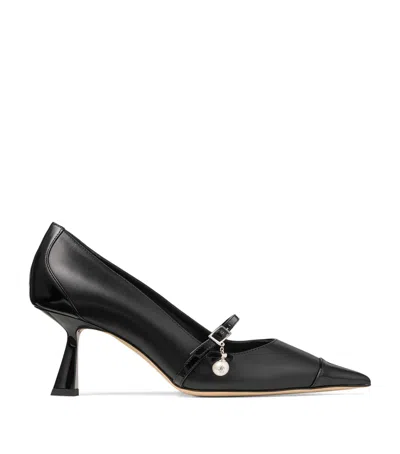 JIMMY CHOO AREN 65 LEATHER PUMPS