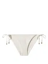Jimmy Choo Monogram Aubrie Bikini Briefs In White