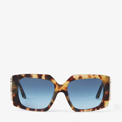 Jimmy Choo Ariana Oversize-frame Sunglasses In E19 Gradient Blue