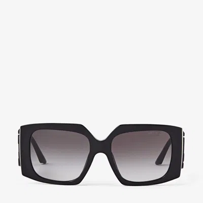 Jimmy Choo Ariana 方框太阳眼镜 In E8g Gradient Grey