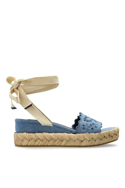 JIMMY CHOO JIMMY CHOO ARLEE WEDGE ANKLE STRAP SANDALS