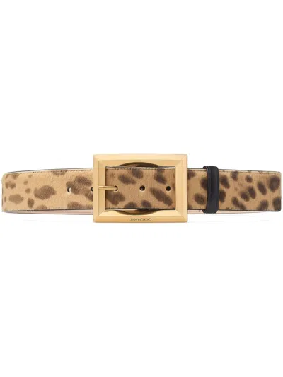 Jimmy Choo Arlie Belt In Neutrals