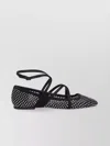 Jimmy Choo Astoria Ballerinas Rhinestone Embellishments In Black