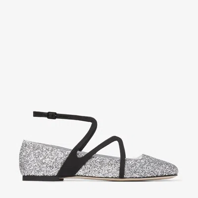 Jimmy Choo Astoria Flat In Silver