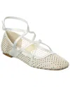 Jimmy Choo Embellished Mesh Astoria Ballerinas In Neutral