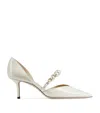 Jimmy Choo Aurelie 65 Patent Leather Pumps In White