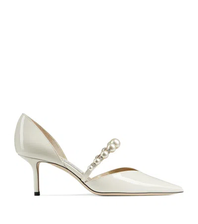 JIMMY CHOO AURELIE 65 PATENT LEATHER PUMPS