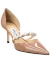 Jimmy Choo Aurelie Glittered Pumps In Pink
