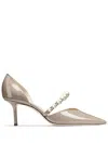 Jimmy Choo Aurelie 65mm Pumps In Neutrals