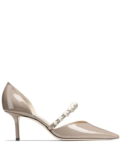 Jimmy Choo Aurelie 65mm Pumps In Neutrals
