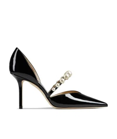 JIMMY CHOO JIMMY CHOO EMBELLISHED POINTED-TOE PUMPS