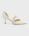 Jimmy Choo Aurelie 65 Patent Leather Pumps In White