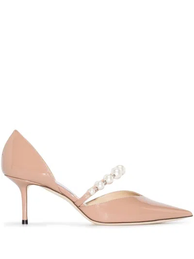 Jimmy Choo Aurelie Glittered Pumps In Multi