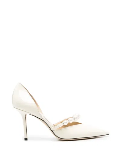 Jimmy Choo Aurelie Heeled Pumps In Neutral