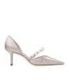 Jimmy Choo Decolleté Aurelie 85 Color Macaron In Nude