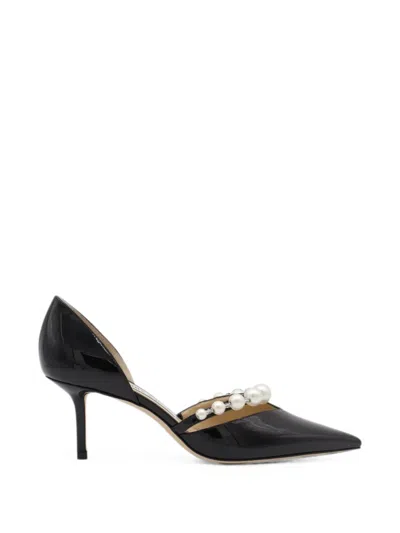 Jimmy Choo Aurelie Pumps With High Stiletto Heel And Pearl Front Detail In Multi