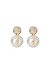 Jimmy Choo Auri Crystal-embellished Earring In Yellow