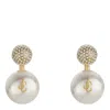 Jimmy Choo Auri Crystal-embellished Earring In White
