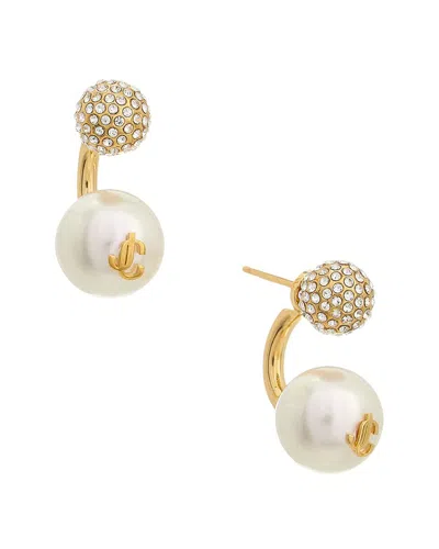 Jimmy Choo Auri Pearl & Crystal Earrings