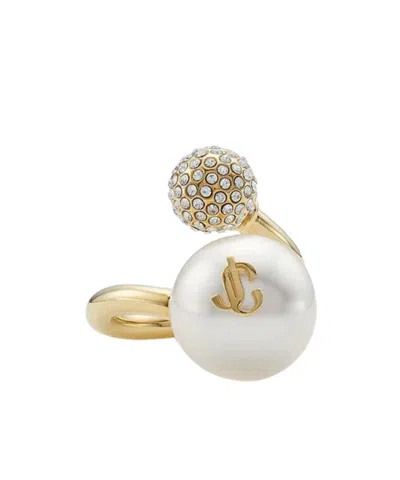 Jimmy Choo Auri Ring In White