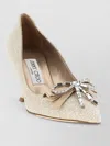 Jimmy Choo Auria Pumps Pointed Toe Glitter Bow