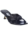 Jimmy Choo Avenue 50 Knotted Leather Mules