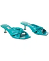 Jimmy Choo Woman Sandals Deep Jade Size 5 Soft Leather
