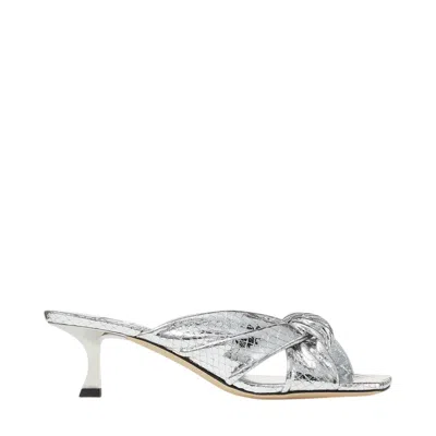 Jimmy Choo Avenue 50 Snake-effect Leather Mules In Multi