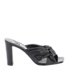 Jimmy Choo Avenue 85mm Leather Sandals In Black
