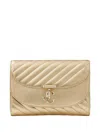 Jimmy Choo Avenue Clutch Bag In Gold