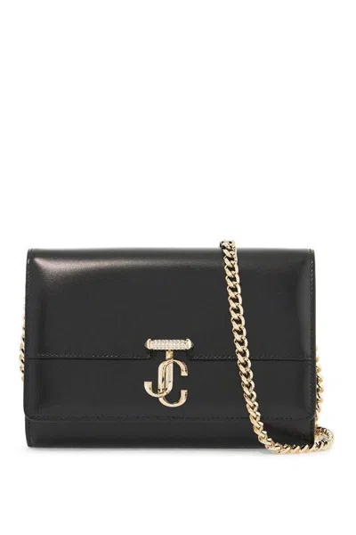 Jimmy Choo Varenne Shoulder Bag In Black