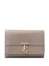 Jimmy Choo Avenue Clutch In Neutrals