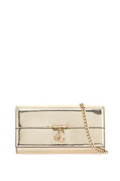 Jimmy Choo Avenue Crossbody Mini Bag In Gold (gold)