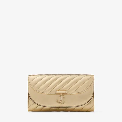 JIMMY CHOO CURVE WALLET WITH CHAIN