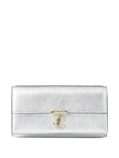Jimmy Choo Handtasche Mit Perlen In Silver