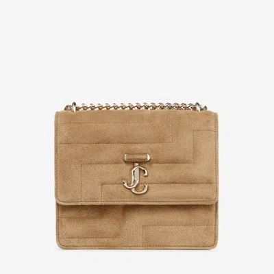 Jimmy Choo Avenue Quad In Rattan/light Gold