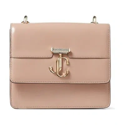 Jimmy Choo Avenue Quad Xs Shoulder Bag In Ballet_pink_light_gold