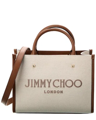 Jimmy Choo Avenue S Tote Bag In White