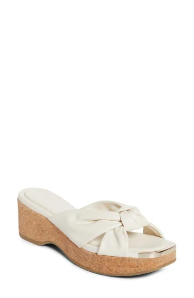JIMMY CHOO JIMMY CHOO AVENUE WEDGE SLIDE SANDAL