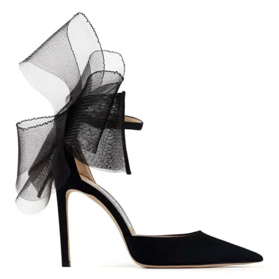 Jimmy Choo Averly 100 Bow-trimmed Pumps In Animal Print