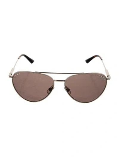 Pre-owned Jimmy Choo Aviator Tinted Sunglasses