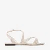 Jimmy Choo Ayla Flat In Neutral