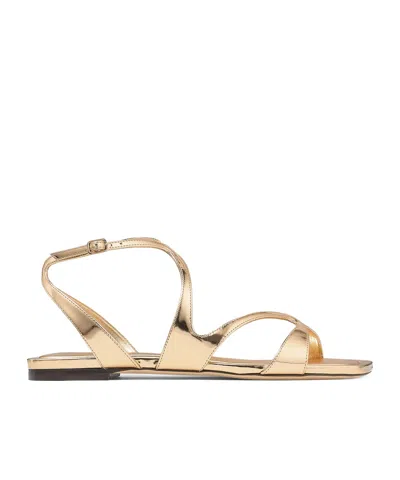 JIMMY CHOO AYLA FLAT SANDALS