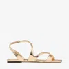 Jimmy Choo Sandales En Cuir Ayla In Silver