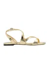 Jimmy Choo Sandales En Cuir Ayla In Nude