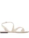 Jimmy Choo Ayla Flat In Neutral