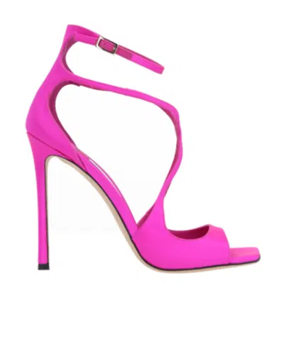 Jimmy Choo Azia 110mm Sandals In Pink
