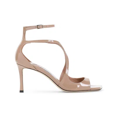 Jimmy Choo Elegant 75mm Heeled Sandals In Neutral