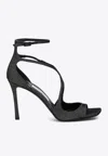 Jimmy Choo Square Toe High Heel Sandals In Black