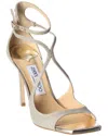 Jimmy Choo Azia 95 Glitter-embellished Sandals